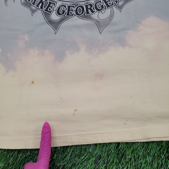 Americade Motorcycle Rally Shirt Large 23x26 Baggy Lake-George NY - Picture 5 of 16